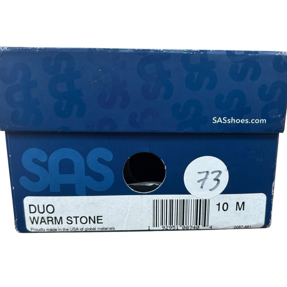 SAS Duo Comfort Sandal Linen Beige Warm Stone 10 M Women's Shoes New In Box - Picture 8 of 8